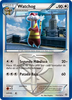 Carta Watchog de la expansión Tormenta Plasma, número 113/135