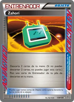 Carta Zahorí de la expansión Tormenta Plasma, número 128/135