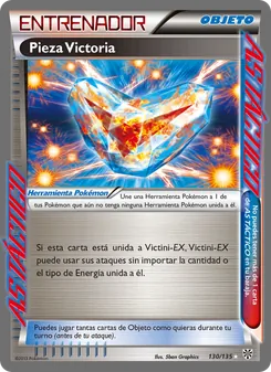Carta Pieza Victoria de la expansión Tormenta Plasma, número 130/135