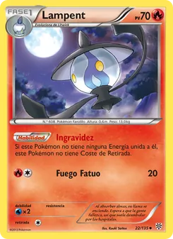 Carta Lampent de la expansión Tormenta Plasma, número 22/135