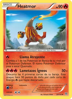 Carta Heatmor de la expansión Tormenta Plasma, número 23/135