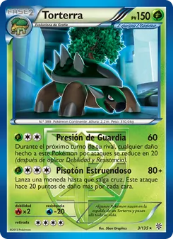 Carta Torterra de la expansión Tormenta Plasma, número 3/135