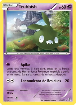 Carta Trubbish de la expansión Tormenta Plasma, número 63/135