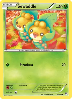 Carta Sewaddle de la expansión Tormenta Plasma, número 8/135