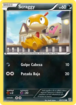 Carta Scraggy de la expansión Tormenta Plasma, número 85/135