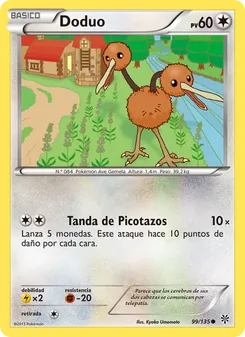 Carta Doduo de la expansión Tormenta Plasma, número 99/135