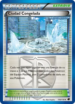 Carta Ciudad Congelada de la expansión Glaciación Plasma, número 100/116