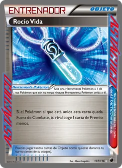 Carta Rocío de Vida de la expansión Glaciación Plasma, número 107/116