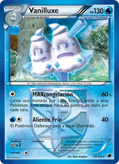 Carta Vanilluxe de la expansión Glaciación Plasma, número 29/116