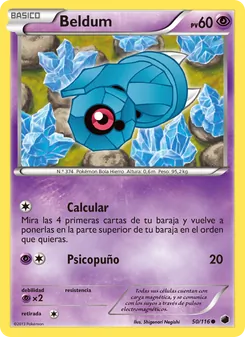 Carta Beldum de la expansión Glaciación Plasma, número 50/116