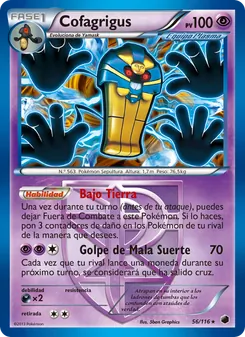 Carta Cofagrigus de la expansión Glaciación Plasma, número 56/116