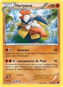 Carta Hariyama de la expansión Glaciación Plasma, número 63/116