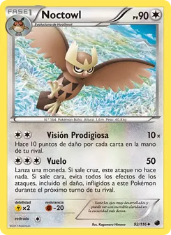 Carta Noctowl de la expansión Glaciación Plasma, número 92/116