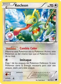 Carta Kecleon de la expansión Glaciación Plasma, número 94/116
