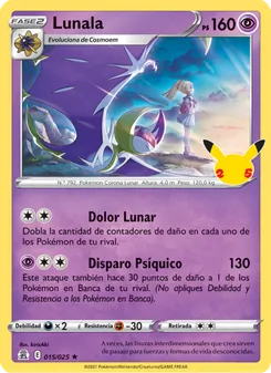 Carta Lunala de la expansión Celebraciones, número 15/25