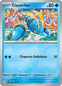 Carta Clauncher de la expansión Megaevolución, número 037/132