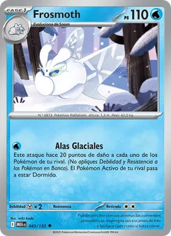 Carta Frosmoth de la expansión Megaevolución, número 043/132