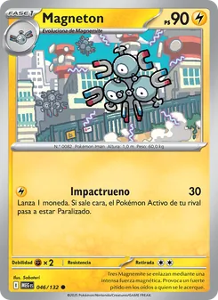 Carta Magneton de la expansión Megaevolución, número 046/132