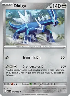 Carta Dialga de la expansión Megaevolución, número 095/132