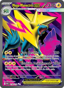 Carta Mega-Manectric ex de la expansión Megaevolución, número 158/132