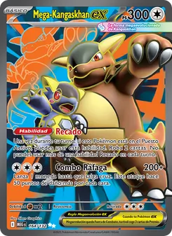 Carta Mega-Kangaskhan ex de la expansión Megaevolución, número 164/132