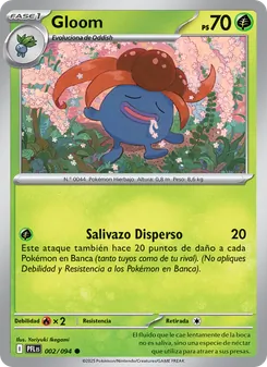 Carta Gloom de la expansión Fuegos Fantasmales, número 002/94