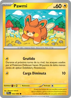 Carta Pawmi de la expansión Fuegos Fantasmales, número 032/94