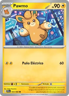 Carta Pawmo de la expansión Fuegos Fantasmales, número 033/94
