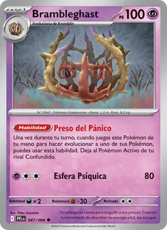 Carta Brambleghast de la expansión Fuegos Fantasmales, número 047/94