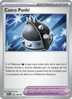 Carta Casco Punki de la expansión Fuegos Fantasmales, número 092/94