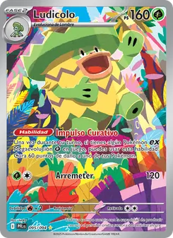 Carta Ludicolo de la expansión Fuegos Fantasmales, número 095/94