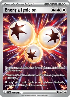 Carta Energía Ignición de la expansión Fuegos Fantasmales, número 124/94