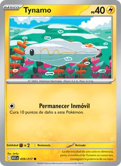 Carta Tynamo de la expansión Héroes Ascendentes, número 059/217