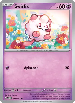 Carta Swirlix de la expansión Héroes Ascendentes, número 093/217
