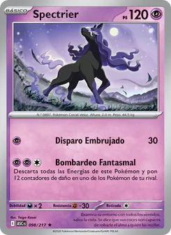 Carta Spectrier de la expansión Héroes Ascendentes, número 098/217