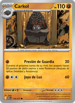 Carta Carkol de la expansión Héroes Ascendentes, número 119/217