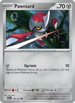 Carta Pawniard de la expansión Héroes Ascendentes, número 146/217