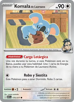 Carta Komala de Laureano de la expansión Héroes Ascendentes, número 175/217