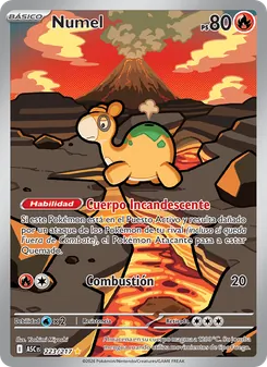 Carta Numel de la expansión Héroes Ascendentes, número 223/217