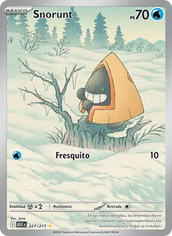 Carta Snorunt de la expansión Héroes Ascendentes, número 227/217