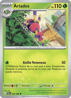 Carta Ariados de la expansión Equilibrio Perfecto, número 002/88