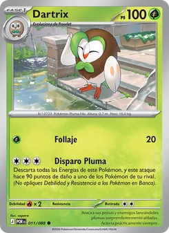 Carta Dartrix de la expansión Equilibrio Perfecto, número 011/88
