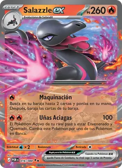 Carta Salazzle ex de la expansión Equilibrio Perfecto, número 016/88