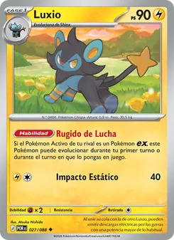 Carta Luxio de la expansión Equilibrio Perfecto, número 027/88