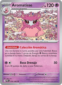 Carta Aromatisse de la expansión Equilibrio Perfecto, número 036/88