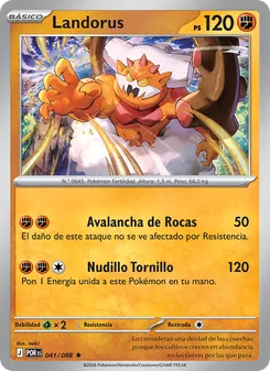 Carta Landorus de la expansión Equilibrio Perfecto, número 041/88