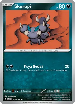 Carta Skorupi de la expansión Equilibrio Perfecto, número 051/88