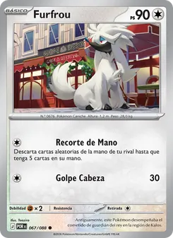 Carta Furfrou de la expansión Equilibrio Perfecto, número 067/88