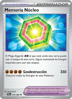 Carta Memoria Núcleo de la expansión Equilibrio Perfecto, número 070/88