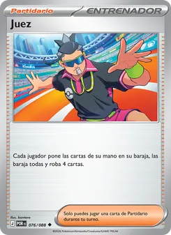 Carta Juez de la expansión Equilibrio Perfecto, número 076/88